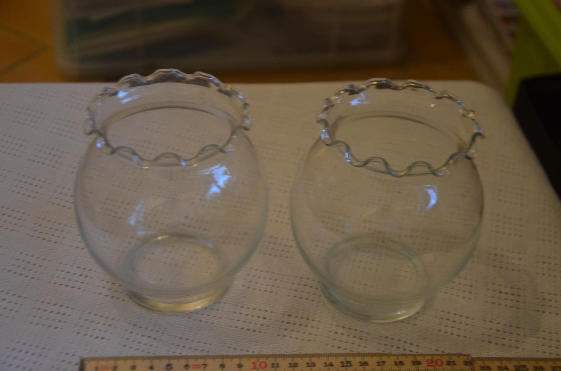 Vasen & Gefässe: 2 VASE GLAS – Gebraucht aus Chiasso von Dolly015