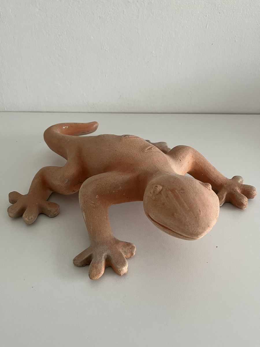 Statuette: grosse Eidechse aus Terracotta – Usato da Wetzikon ZH venduto da seli03 7