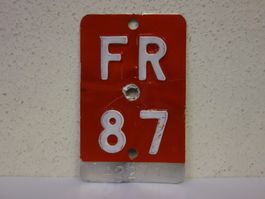 FR 87 VELONUMMER - FAHRRADSCHILD