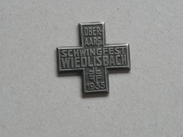 Abzeichen Oberaar. Schwingfest Schwingen Wiedlisbach BE 1935