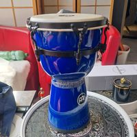 Meinel Bongo Trommel Headliner Range Blau Guter Zustand 50
