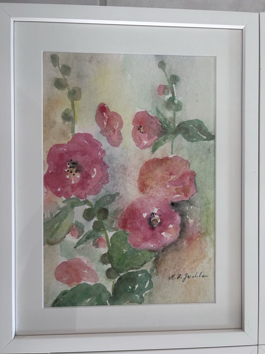 Dipinti: 5 Aquarellbilder / Malerei Blumen – Usato da Solothurn venduto da dbmd333 3