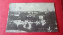 AK Basel Heuwageplatz gelaufen 1910