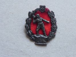 Evtl. ESAF Brosche Medaille Abzeichen Steinstossen um 1900