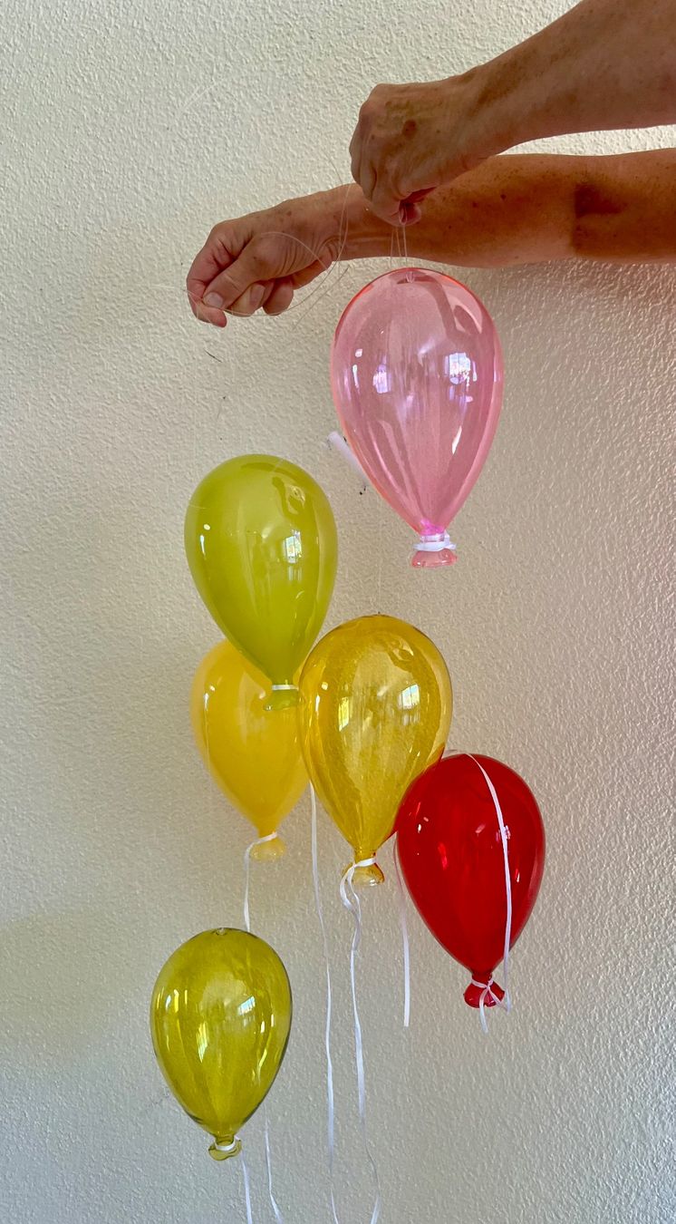 Tutte le decorazioni: 6 handgeblasene Glas-Luftballons – Usato da Lachen SZ venduto da inf_2jkm