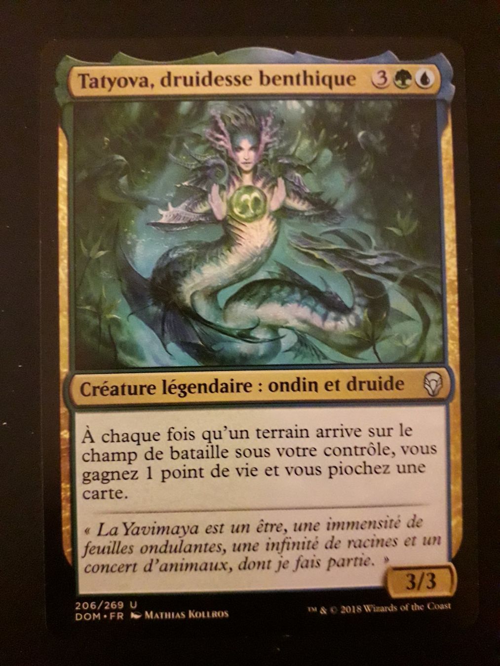 Magic The Gathering Carte collezionabili: MTG - Tatyova, druidess benthique – Usato da Lausanne venduto da and_n6mz