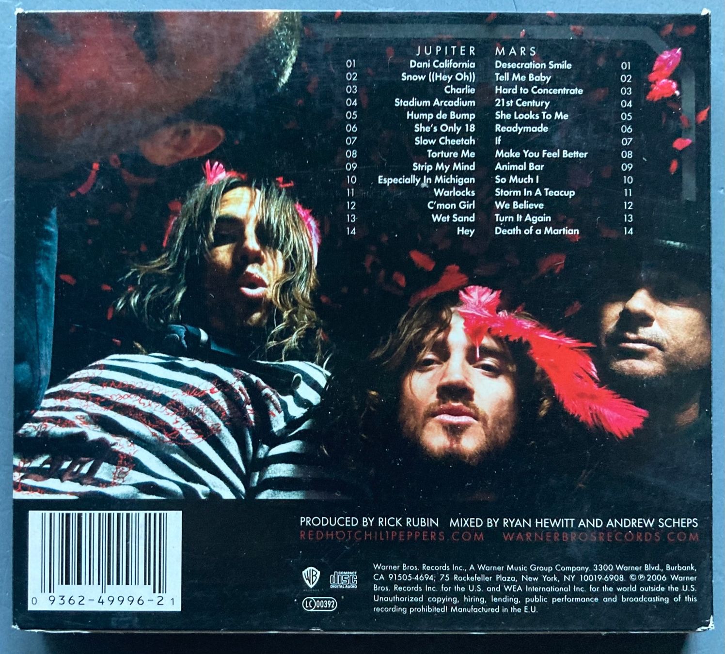 CD: RED HOT CHILI PEPPERS - STADIUM ARCADIUM – Usato da Poliez-Pittet venduto da Newtown-Records 1