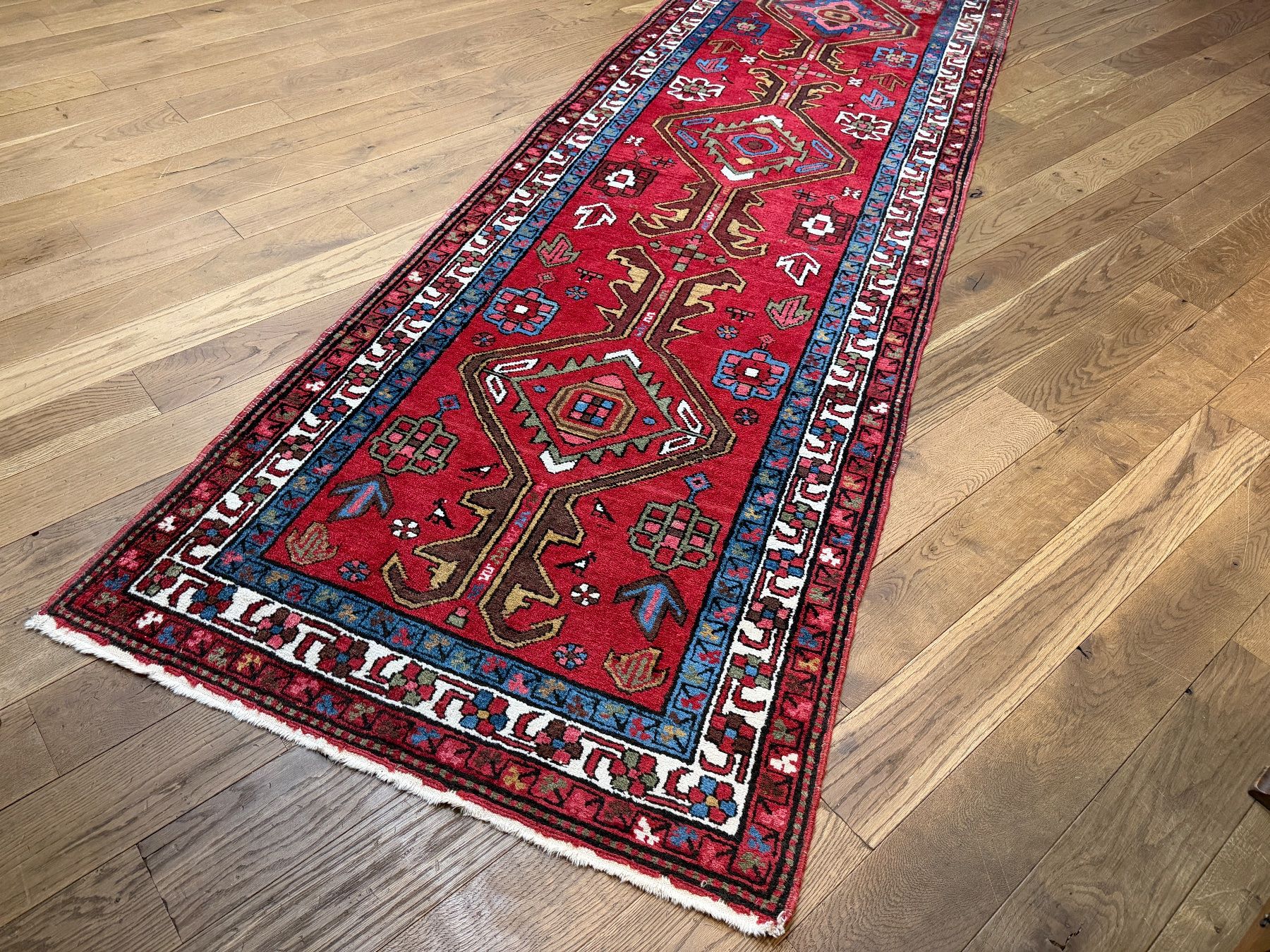 Tappeti: Antiker Heriz Läufer Perserteppich - Extrem Selten – Usato da Bennau venduto da Mayer_Carpets 2