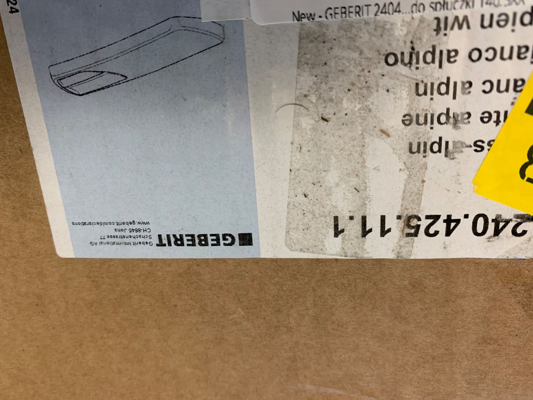 Geberit WC: Geberit NEU Spülkastendeckel 240.425.11.1 – Nuovo (secondo la descrizione) da Aarburg venduto da Ricardolager 3