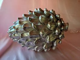 neu: Riesen Deko-Zapfen in Silber, edle Deko