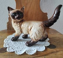 Goebel Siamkatze Keramikfigur 15cm guter Zustand