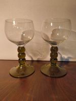 2 Vintage Römer Weingläser 2dl L+1 1947 Luzern geeicht
