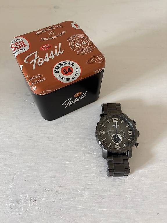 Fossil Montres: Fossil Nate Analoguhr, Chronograph, 50 mm – D'occasion à Gunzwil par M9
