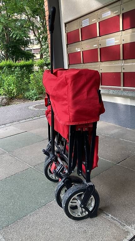 Carrozzine: Bollerwagen FuxTec mit Dach – Usato da Bern venduto da Aniba23 2
