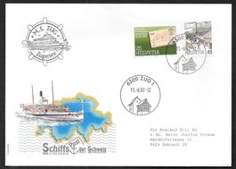 Schiffsbrief M.S. Zug Zugersee Zug 11.6.2002