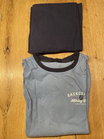 Schiesser Pyjama Set blau Grösse S guter Zustand
