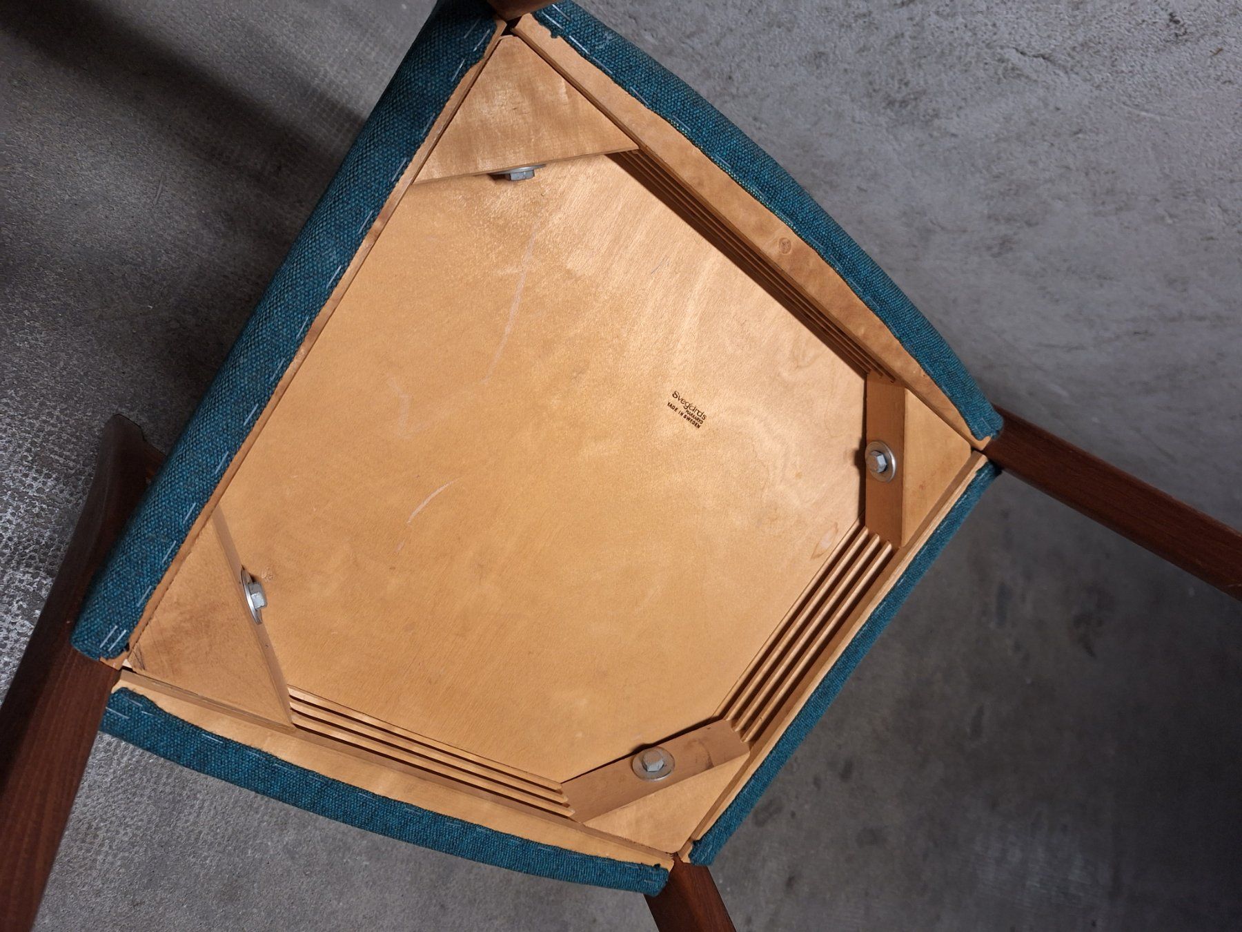 Sedie: 3 chaises vintage design teck etc – Usato da Carouge GE venduto da lorelore1964 7