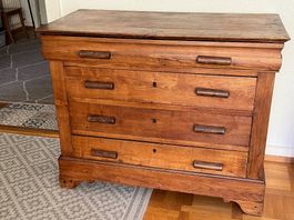 Commande ancienne en bois