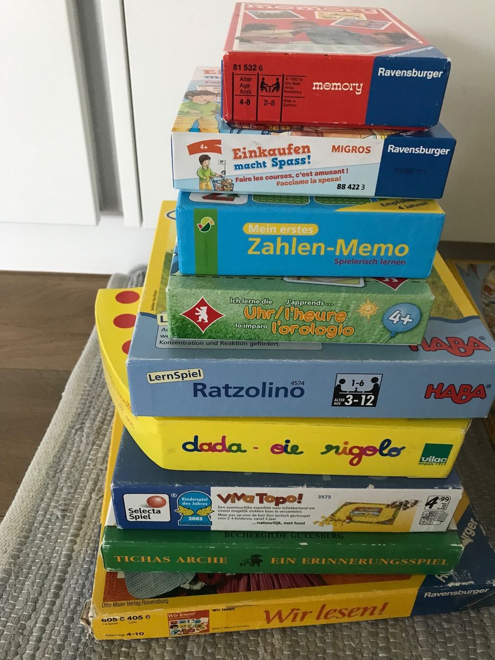 Haba Spiele: 9 Spiele ab 4 Jahre – Gebraucht aus Affoltern am Albis von variablend 6