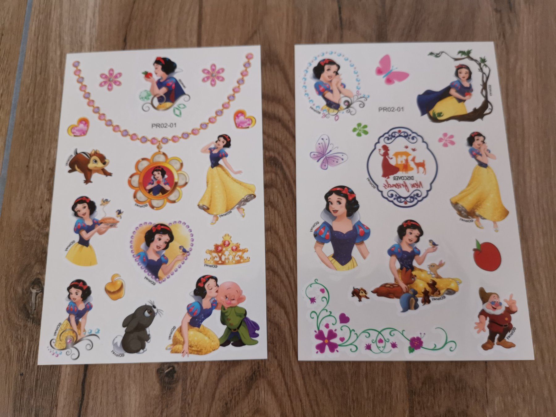 Sticker: Disney Schneewittchen Kinder Tattoo 2 Stück – Nuovo e nell'imballaggio originale da Fankhaus (Trub) venduto da sun_7677