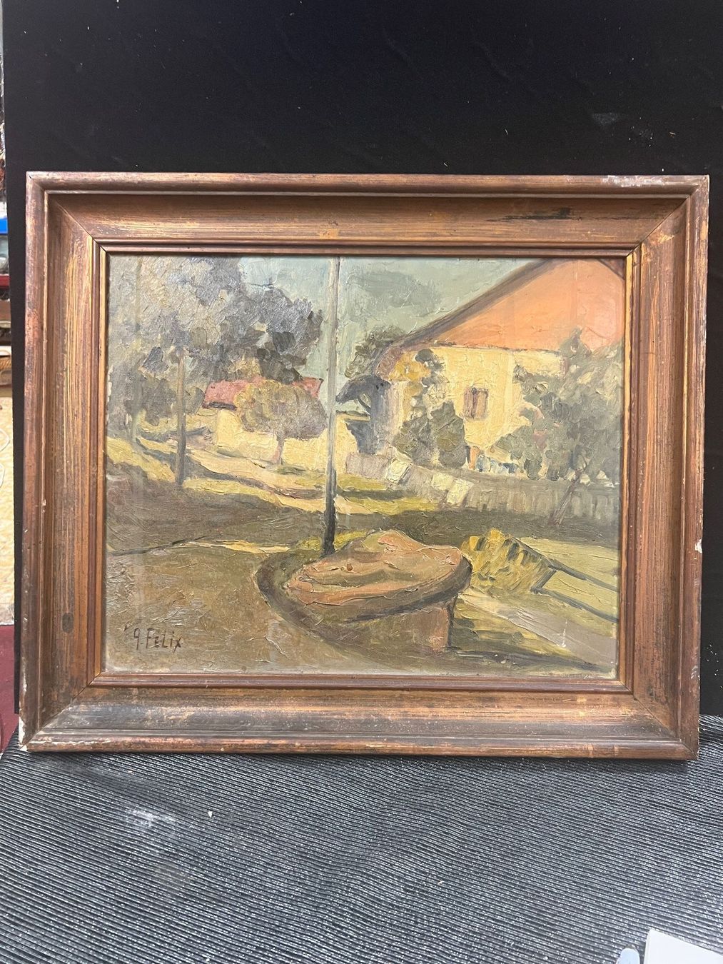 Gemälde: ANCIENNE HUILE SUR TOILE SIGNÉE – Gebraucht aus Genève von Qanil77