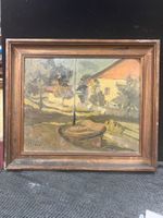 ANCIENNE HUILE SUR TOILE SIGNÉE