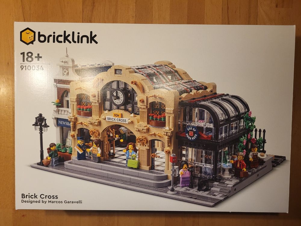 Lego Kit di costruzioni: Lego Bricklink 910034 Brick Cross Station – Nuovo e nell'imballaggio originale da Ettiswil venduto da beekeper13