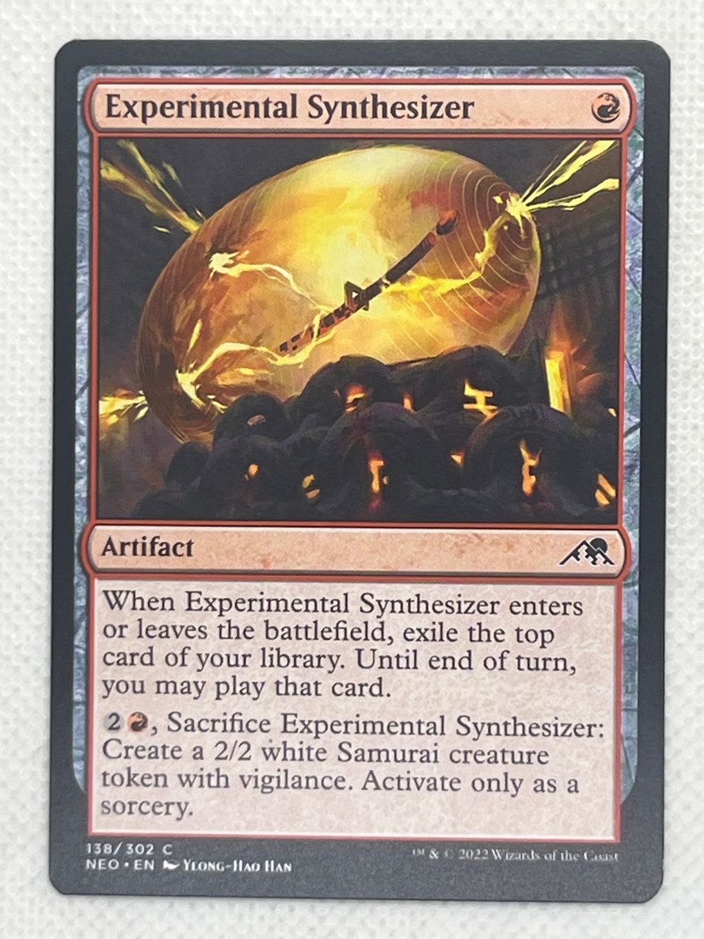 Magic The Gathering Carte collezionabili: MTG Experimental Synthesizer NEO 138 Englisch Common – Usato da Hinterkappelen venduto da Kim1992