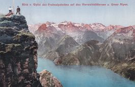 Blick v. Gipfel des Frohnalpstockes  Vierwaldstattersee 1919