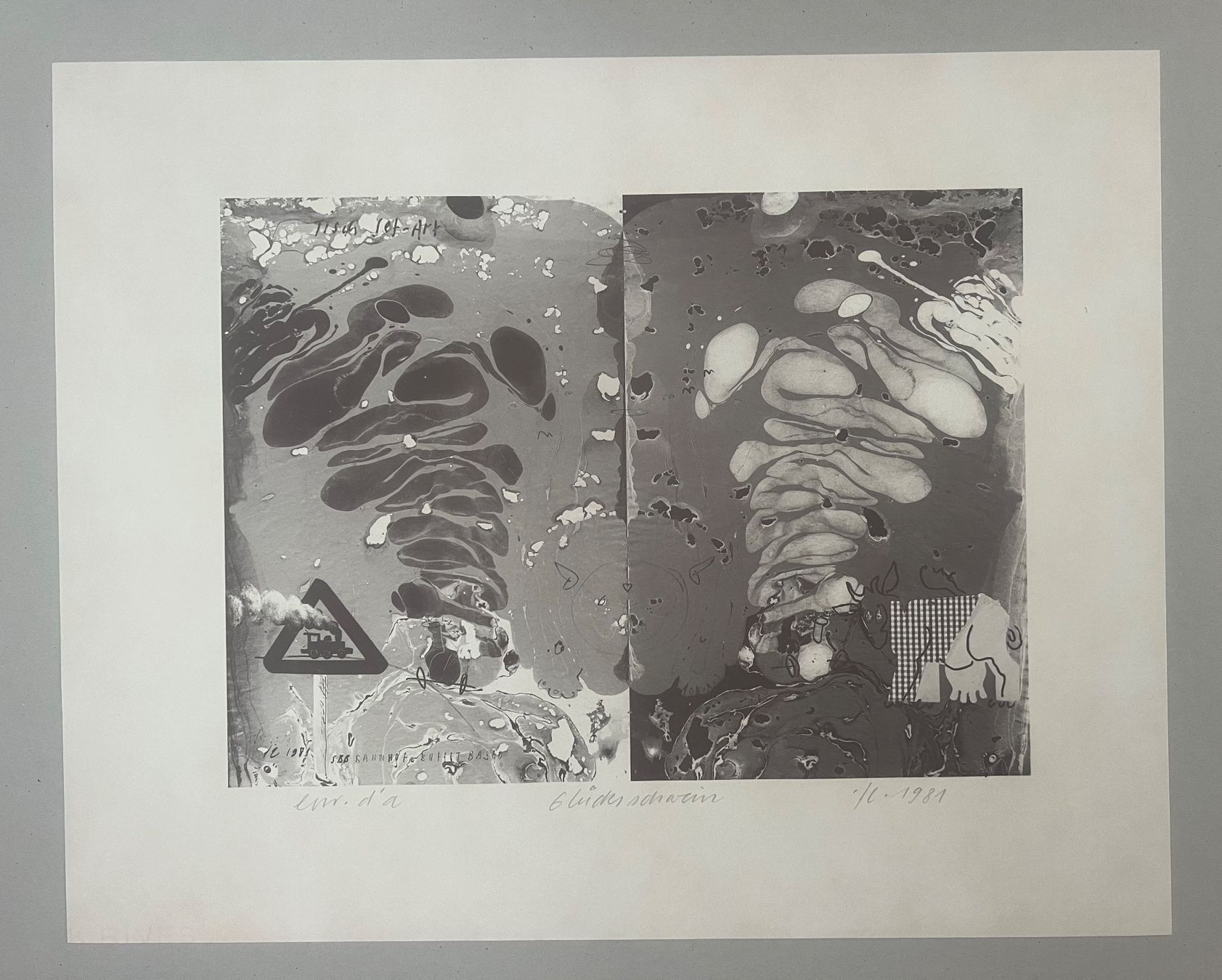 Grafica & Litografie: Franz Eggenschwiler, handsigniert – Usato da Rain venduto da Pic-Ass 1