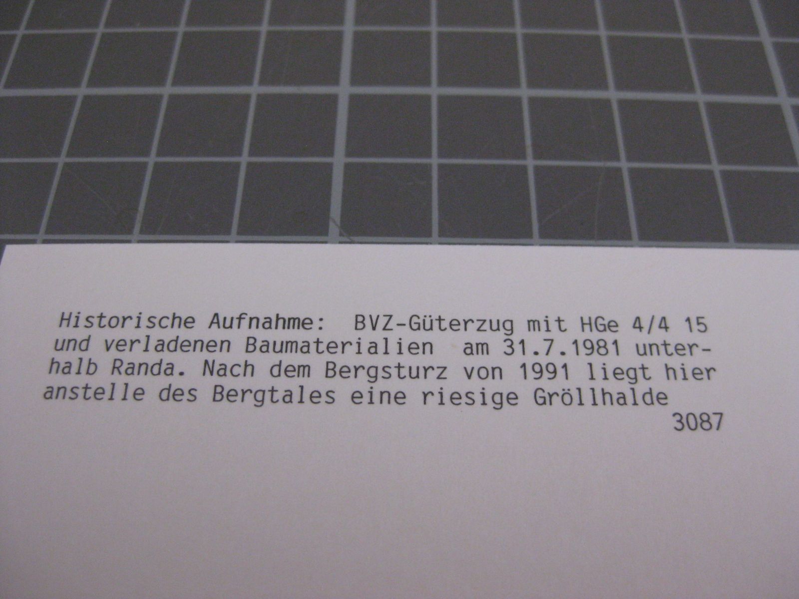 Cartoline postali: AK Unterhalb Randa mit BVZ Zug – Nuovo (secondo la descrizione) da Malters venduto da Marosko 2