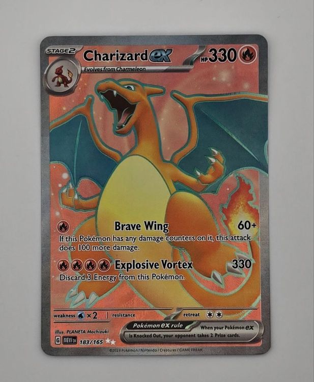 Charizard ex (183/165 Set MEW 151) NM / ENG (Gebraucht) in COINTRIN für ...