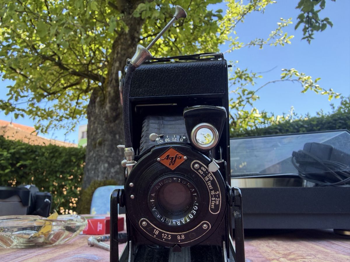 Agfa Fotocamera: Agfa Anastigmat JGESTAR F 8.8 Klappkamera – Usato da Trimbach venduto da ELITA-5 7