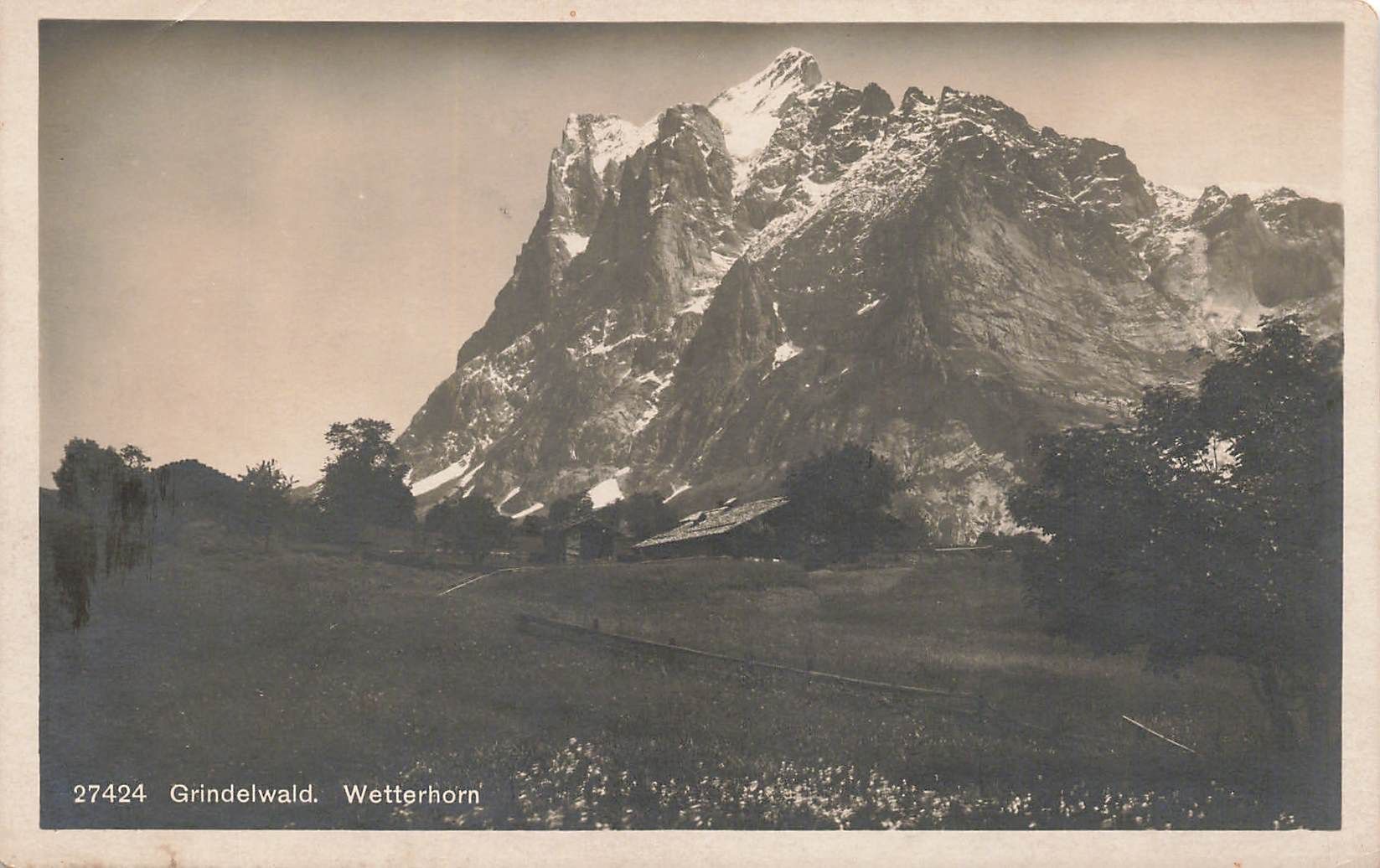 Cartoline postali: Grindelwald Wetterhorn – Usato da Biasca venduto da Blenio71