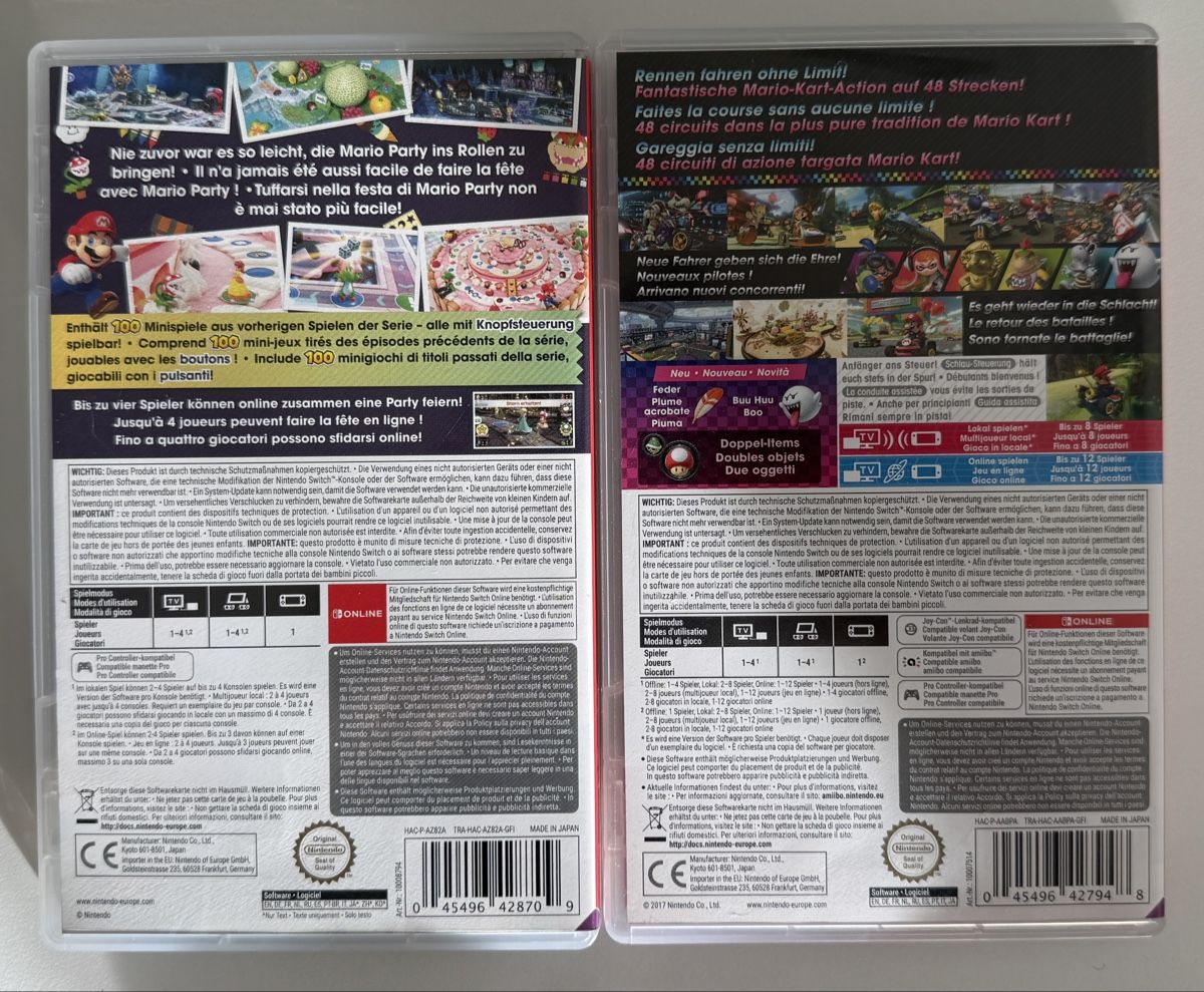 Nintendo Jeux: Switch Spiele – D'occasion à Zürich par mattek7 1