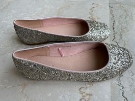 ✨NEXT SUPER JOLIE BALLERINES PAILLETÉES T37 EN TRÈS BON ÉTAT