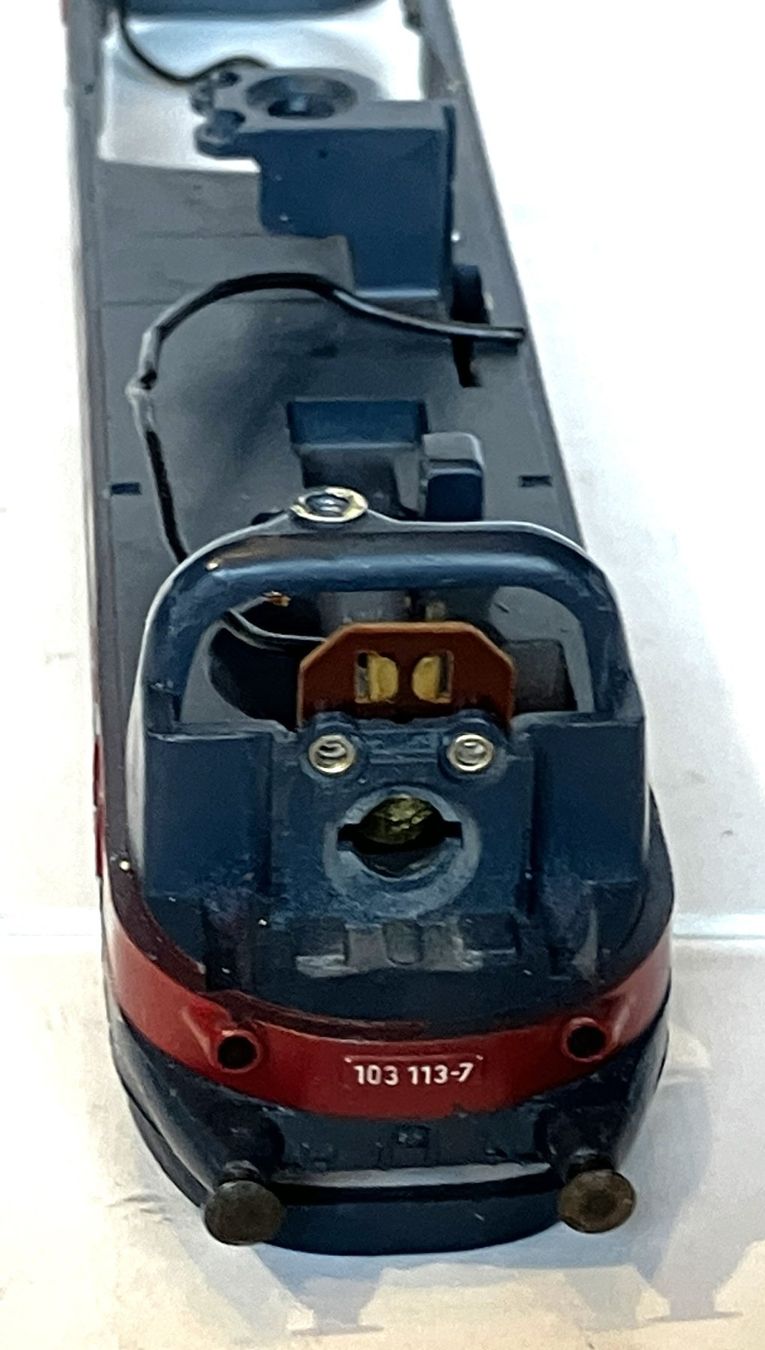 Märklin Modellini di ferrovie: Rahmen DB 103 113-7 / Märklin 3354 H0 – Usato da Zürich venduto da foufou2000 2