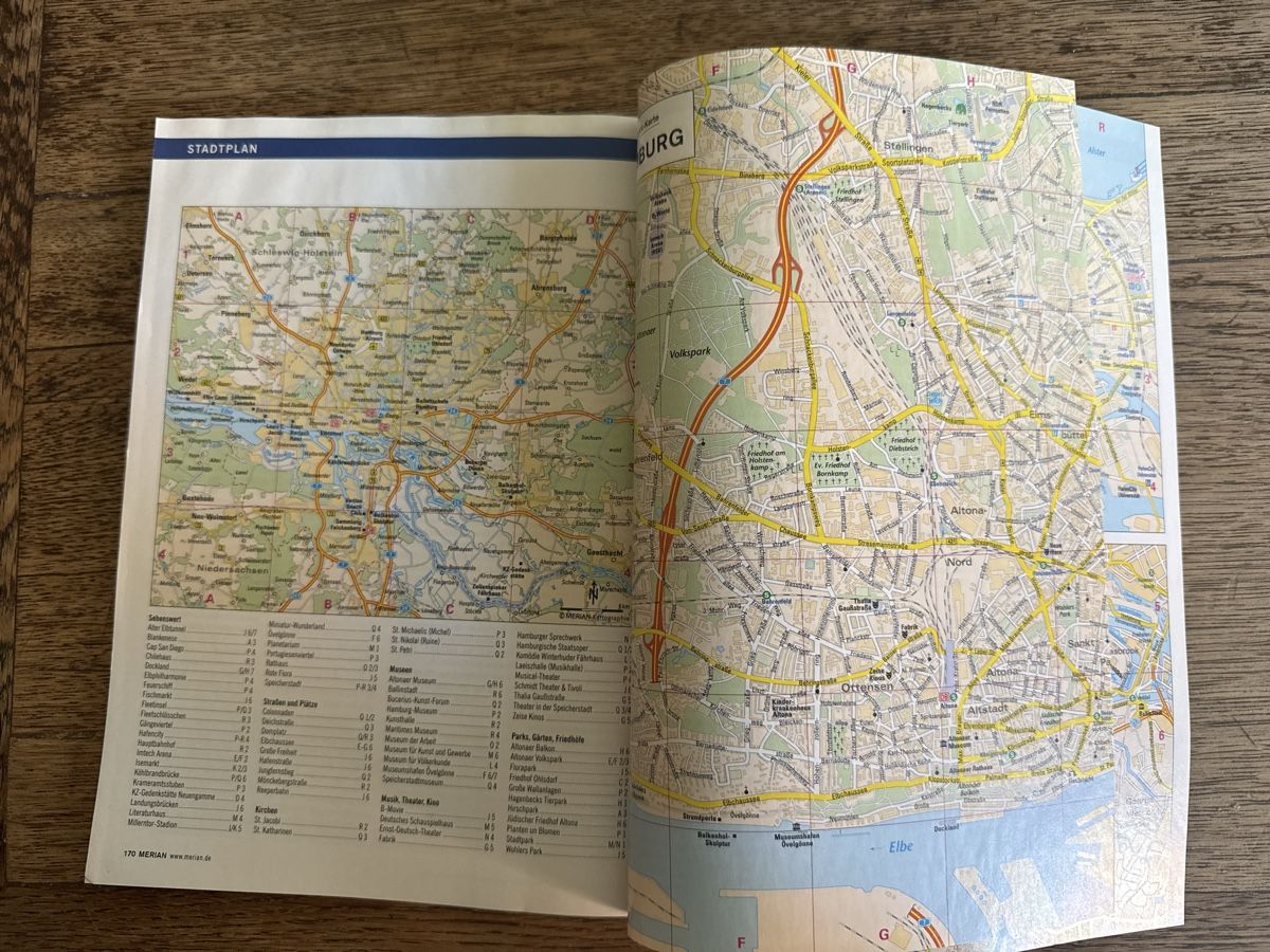Riviste & Magazine: MERIAN Hamburg mit Stadtplan – Usato da Zürich venduto da ado7321 3
