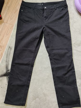 Schwarze C&A The Slim Damen Jeans, Grösse 46,