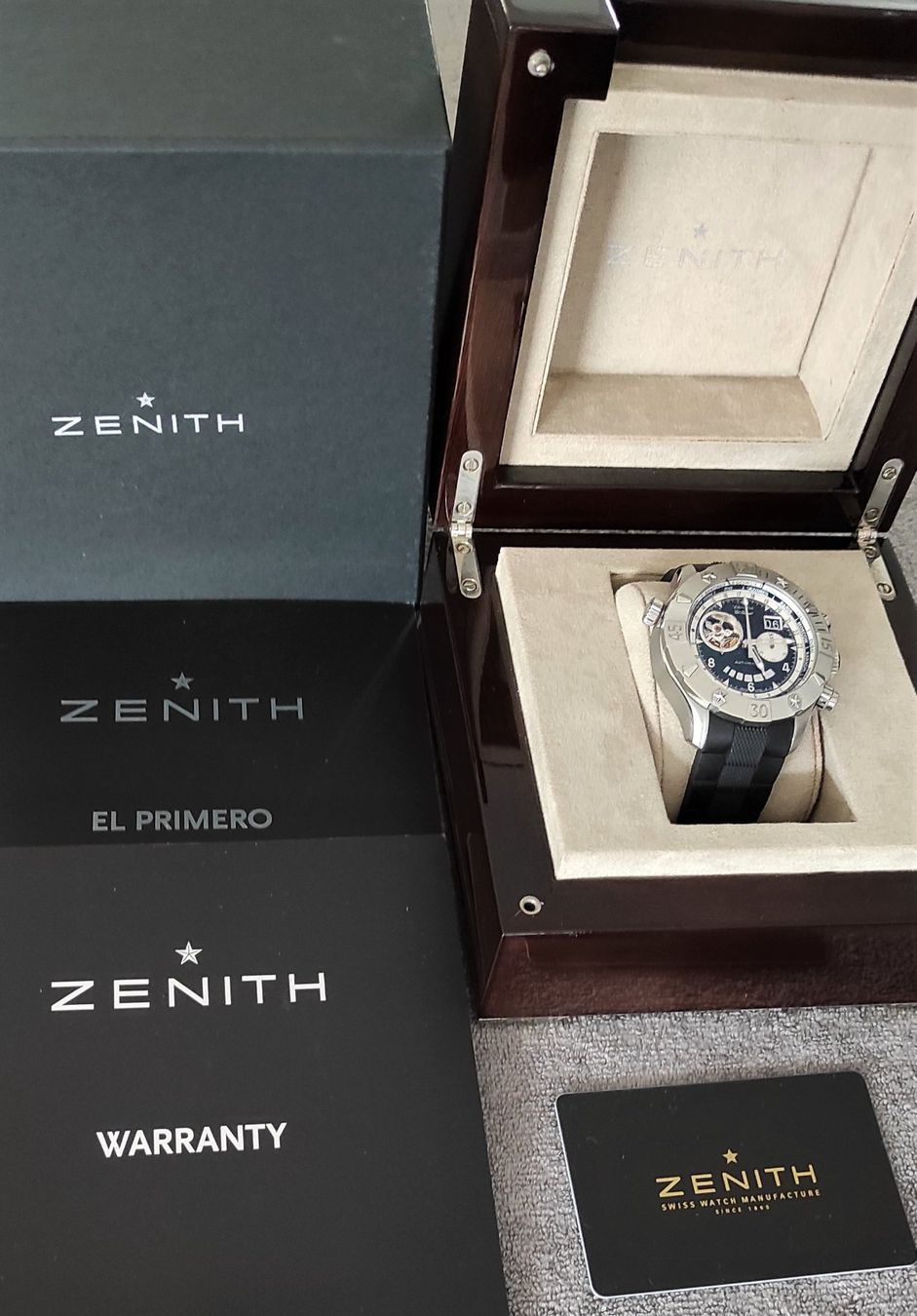 Zenith Orologi: ** ZENITH  Defy  Multicity, chronomètre ,réserve de marche * – Nuovo (secondo la descrizione) da Sierre venduto da imaginations 8