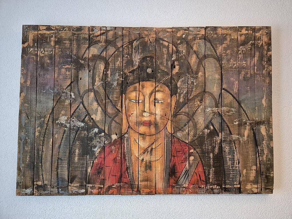 Gemälde: Peinture sur bois – Gebraucht aus Vevey von tou_7jbf