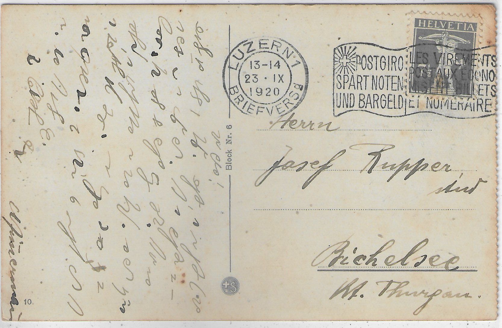 Cartoline postali: Bergwasser - animee - Litho – Usato da Ettingen venduto da Kartenplanet 1