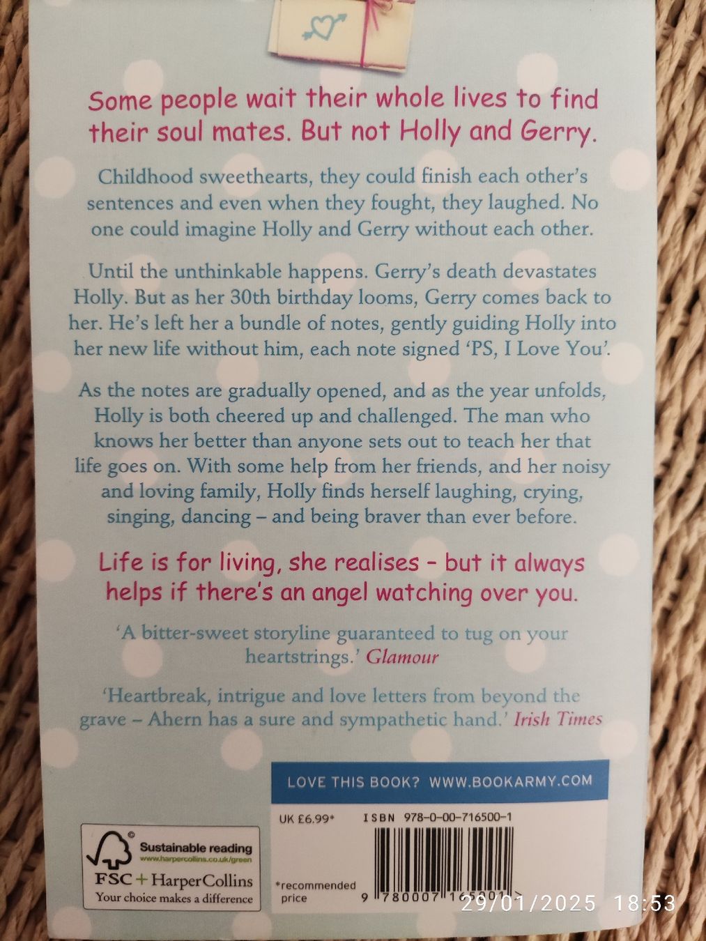 Libri: Cecelia Ahern  PS I Love – Usato da Basel venduto da Alacant 1