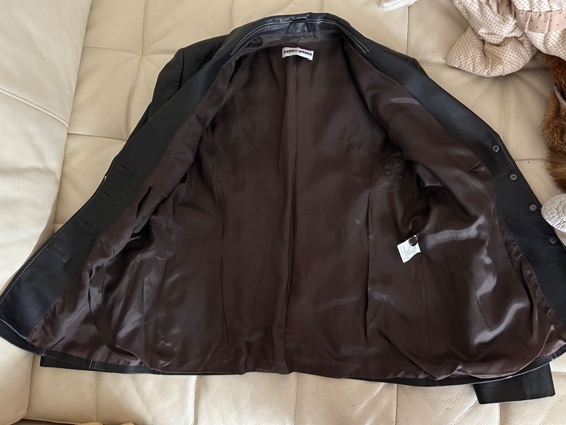 Gerry Weber Jacken: Gerry Weber brown leather jacket (D40/L) – Gebraucht aus Rüschlikon von Tey_sl 5