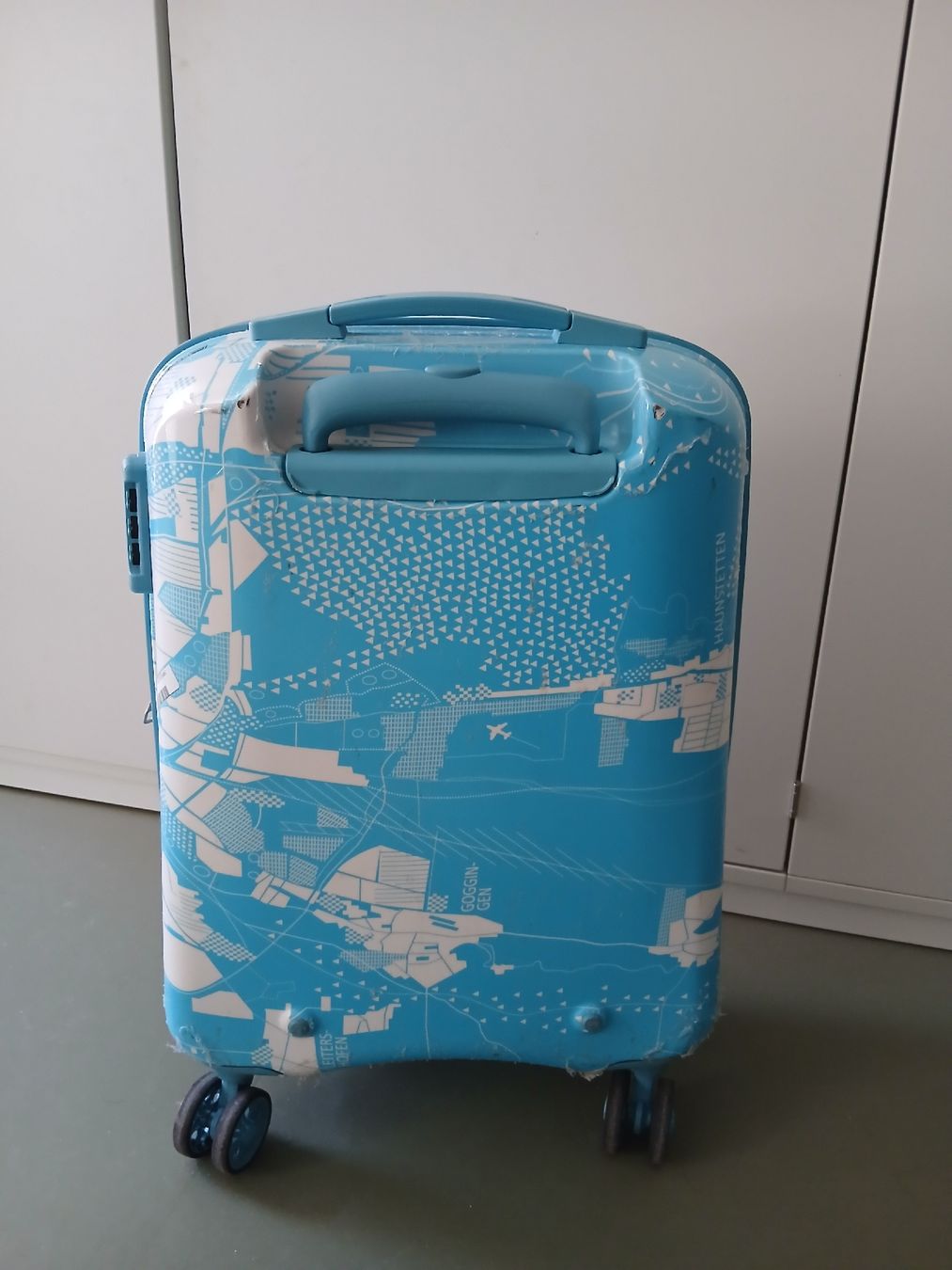 Altro in Aeronautica: Skyflyer Cabin-size Suitcase, Light Blue, 4 Wheels, Used – Nuovo (secondo la descrizione) da Bern venduto da The_Ribosome_Guy 3