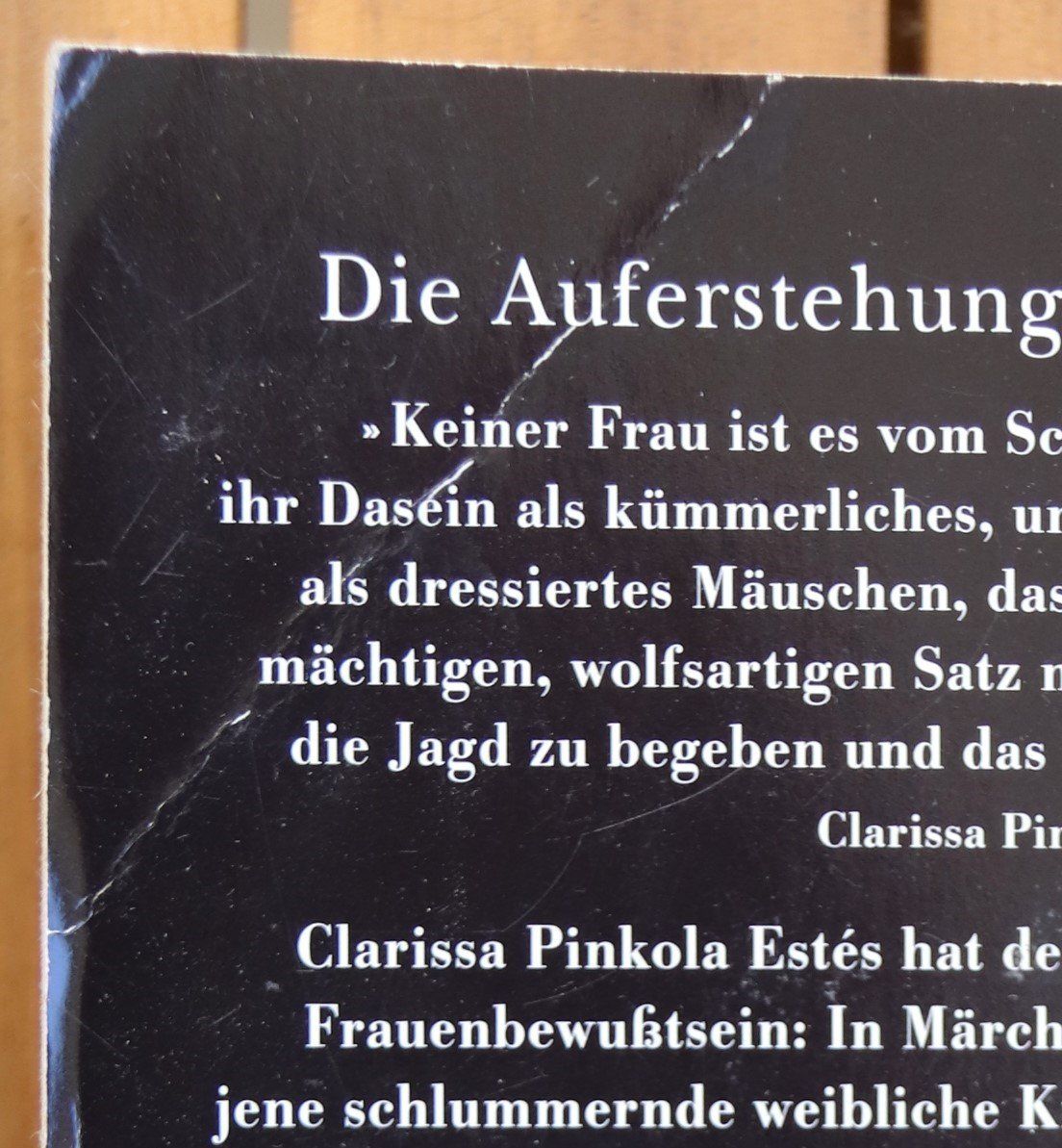 Livres: Die Wolfsfrau von Clarissa Pinkola Estés – D'occasion à Glattfelden par Vrenely 1