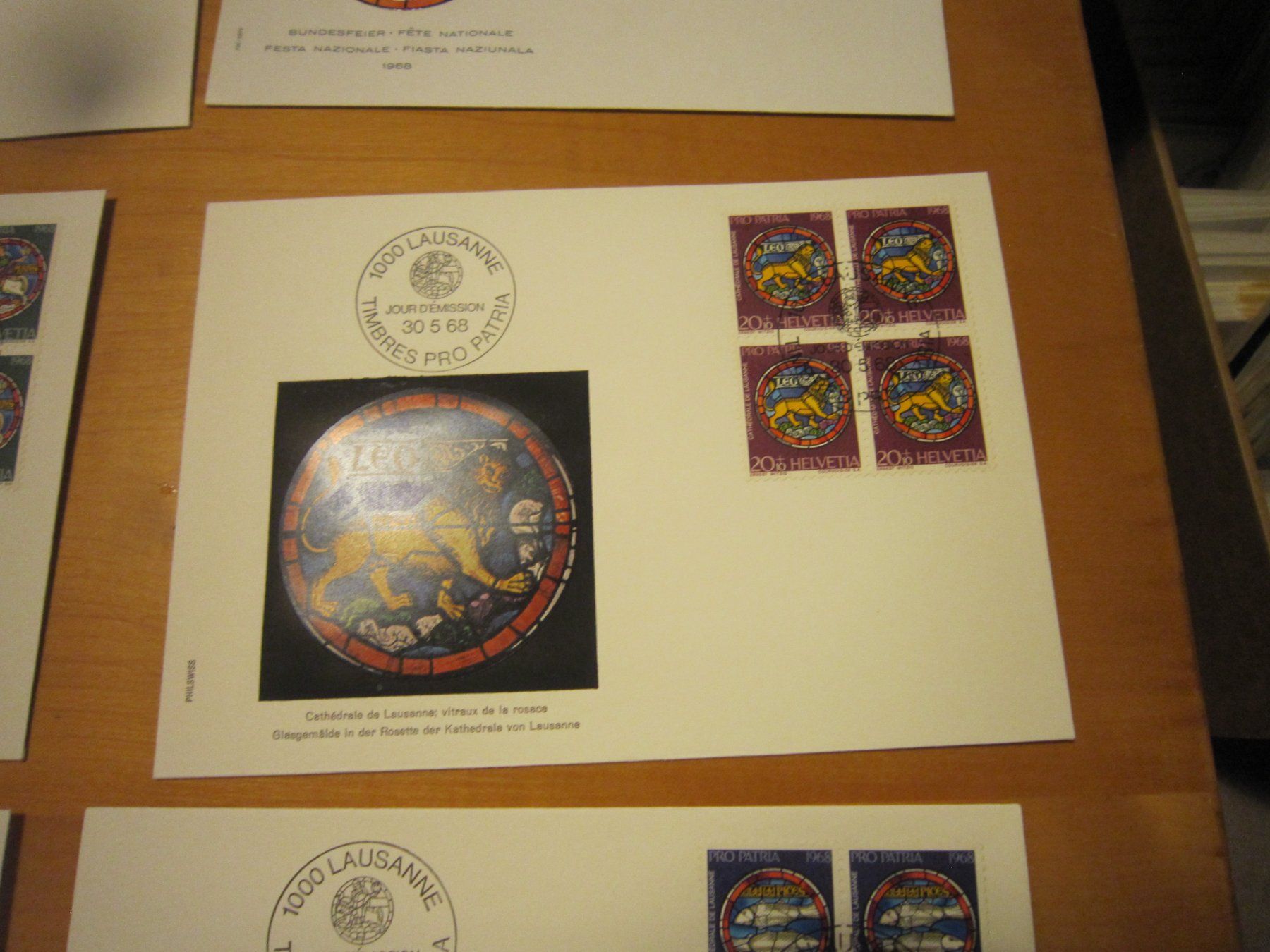 Tutti i francobolli: PP 1968 FDC Serie und 4er – Usato da Gordola venduto da Polentaefung 6