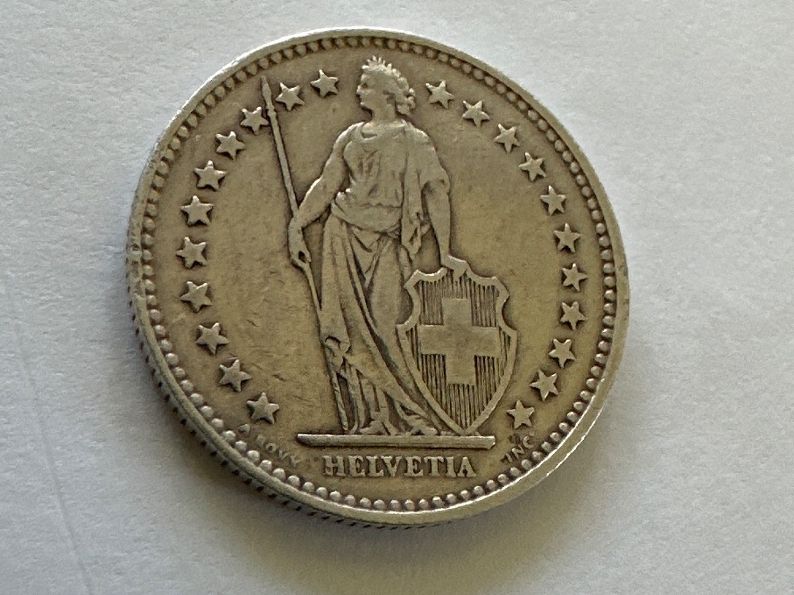 Tutti le monete: 2fr Silber 1916, -vz – Usato da Erlach venduto da gubbe1 2