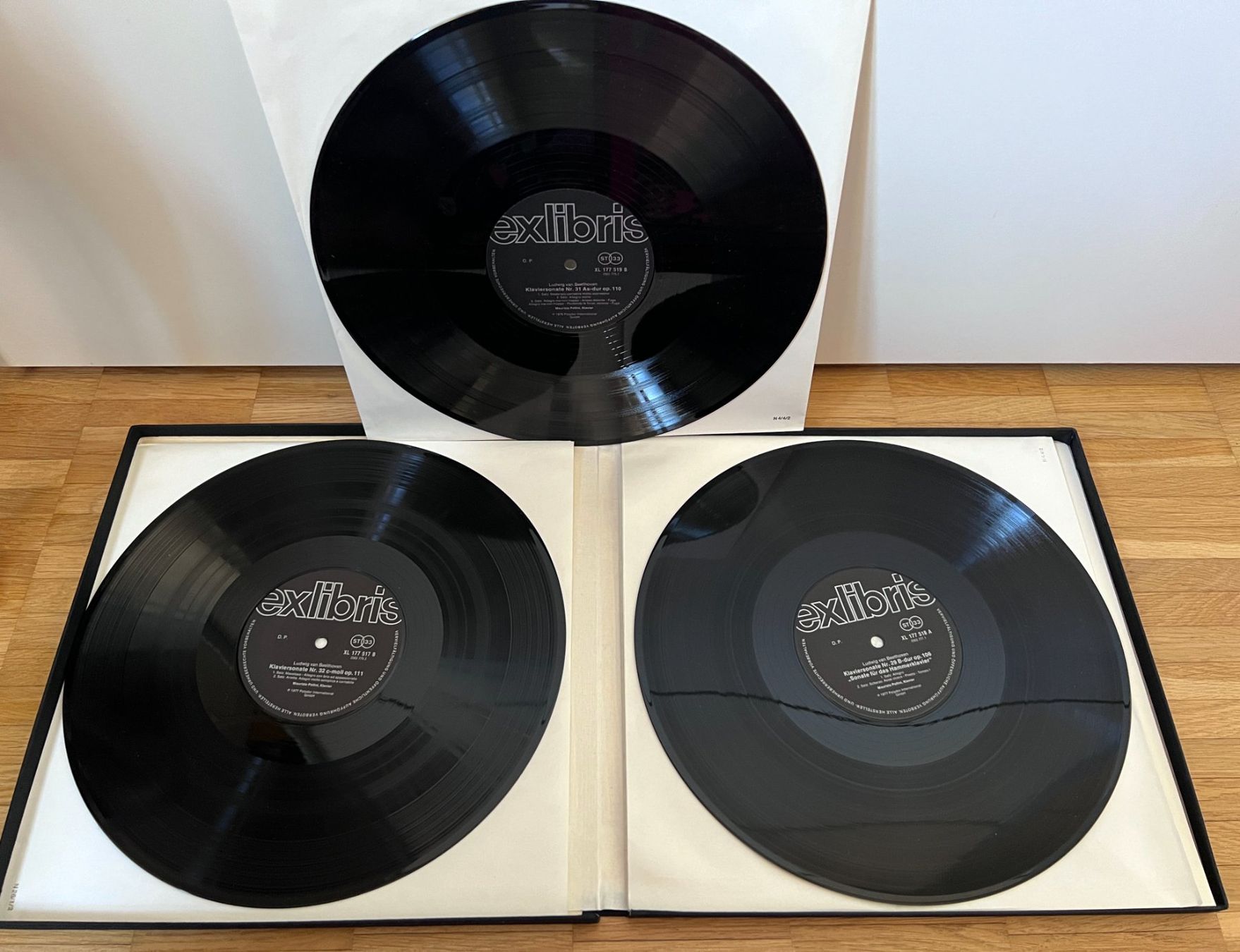 Dischi in vinile: Schallplatten BEETHOVEN - Maurizio Pollini 3x – Usato da Bellinzona venduto da CarpiFotoSA 4