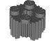 Lego Dark Bluish Gray Brick, Round 2 x 2 5 Stück